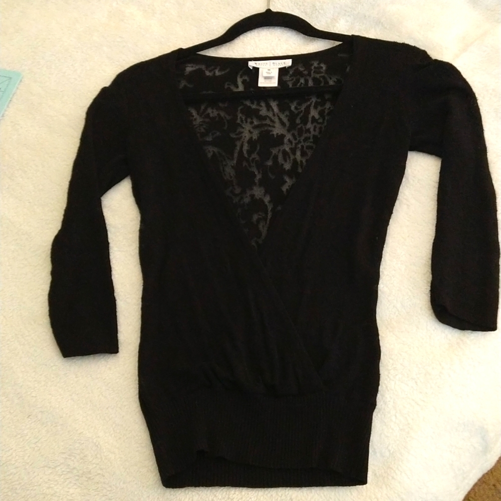 White House Black Market Lace Top